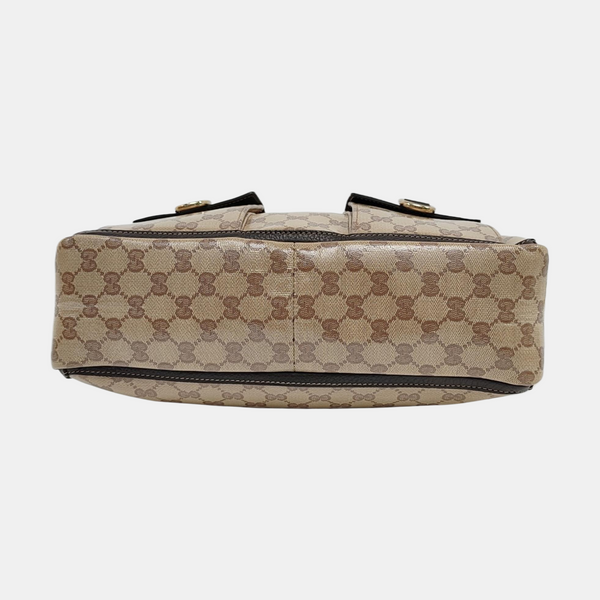 Monogram Coated Canvas Beige