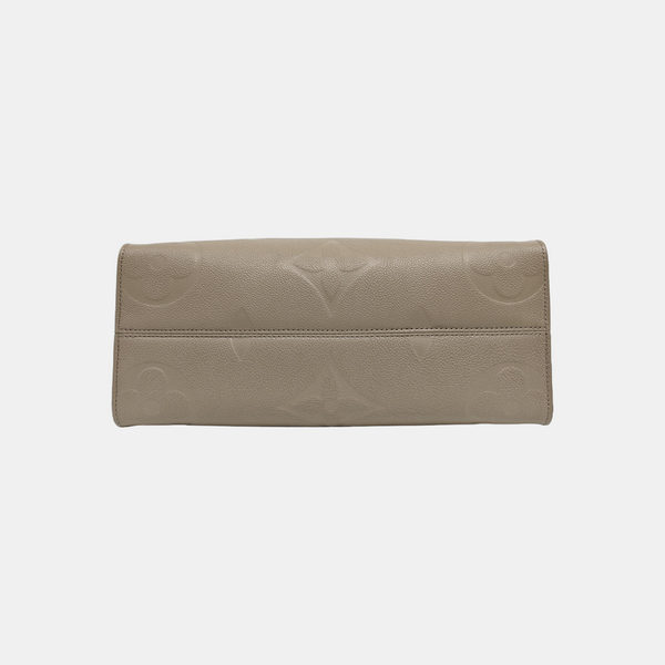ONTHEGO MM Monogram Calfskin Gray