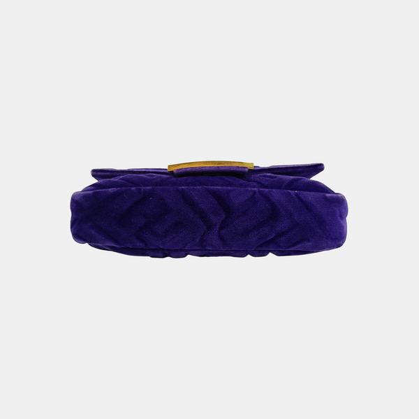 Baguette Mini Velvet Purple