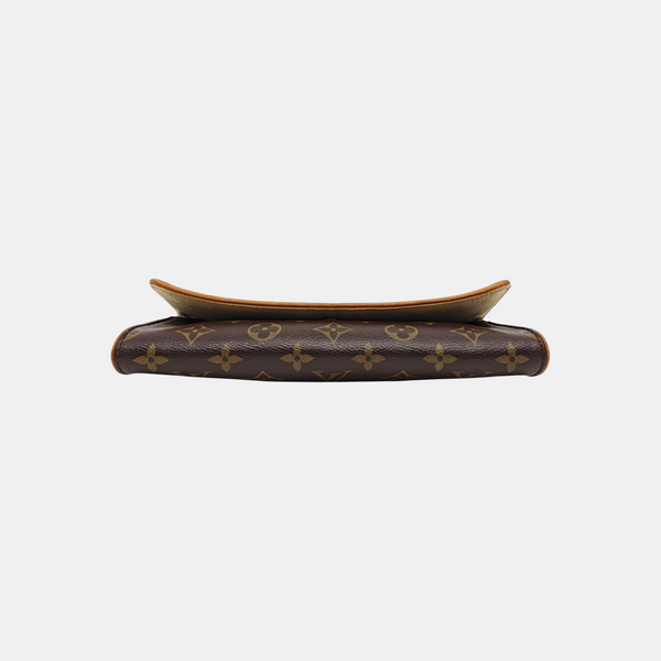 TWIN GM Monogram Coated Canvas Brown