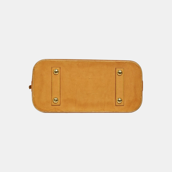 ALMA PM Monogram Coated Canvas Brown