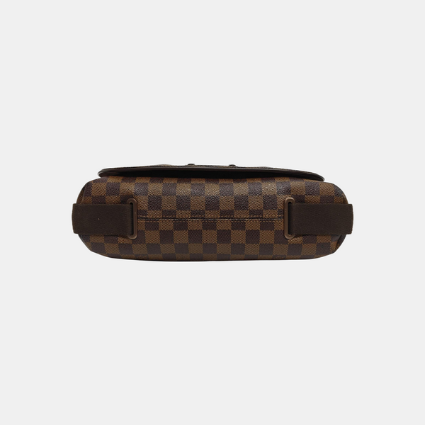 BROOKLYN Damier Ebene Coated Canvas Brown