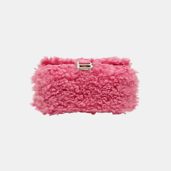 Hourglass Mini Sheepskin Pink
