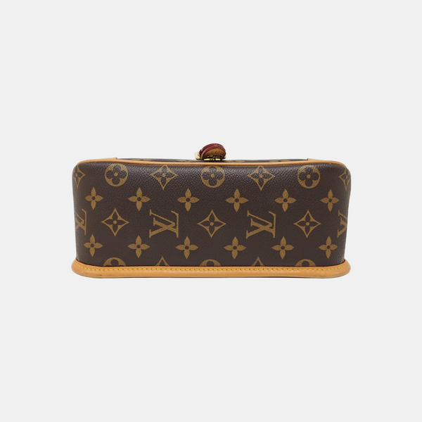 DIANE Monogram Coated Canvas Brown