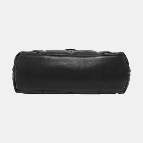 LOULOU Medium Quilted Lambskin Black