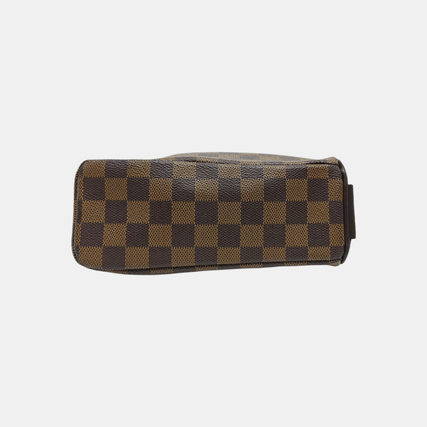 OLAV PM Damier Ebene Coated Canvas Brown