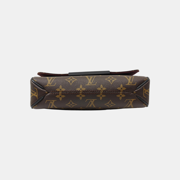 DISTRICT PM Monogram Coated Canvas Brown
