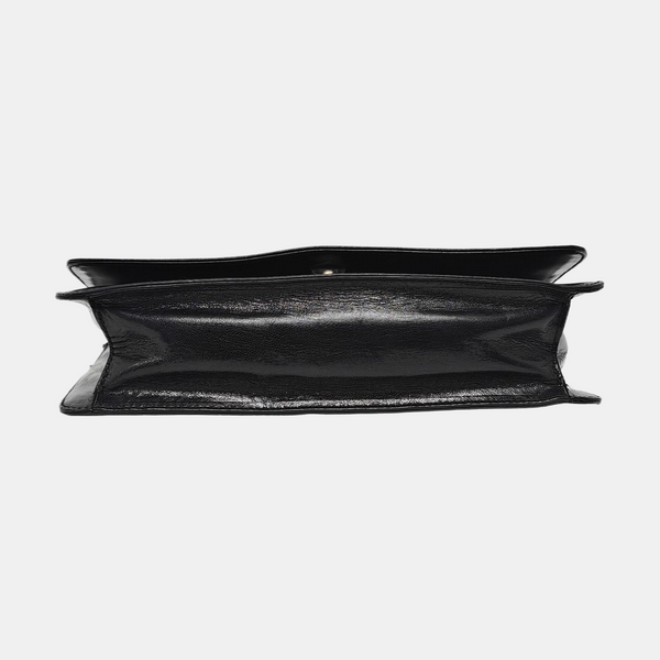 Calfskin Shoulder Bag Black