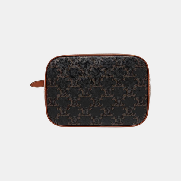 TRIOMPHE CANVAS Small Coated Canvas Brown