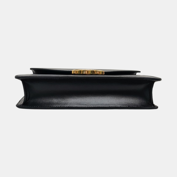 Calfskin Shoulder Bag Black