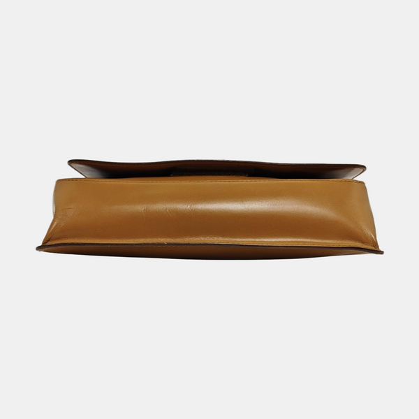 Calfskin Shoulder Bag Brown