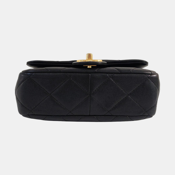 CLASSIC FLAP Mini Quilted Lambskin Black