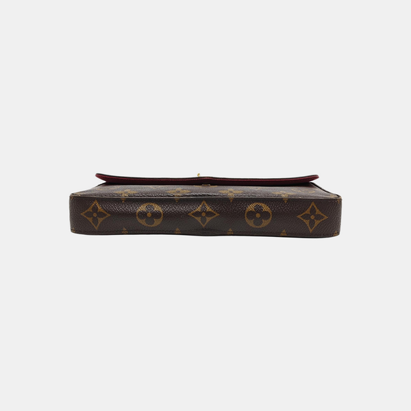 FÉLICIE Monogram Coated Canvas Brown