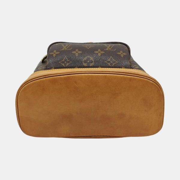 MONTSOURIS MM Monogram Coated Canvas Brown