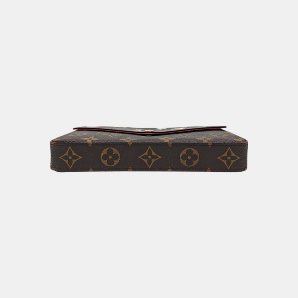 FÉLICIE Monogram Coated Canvas Brown