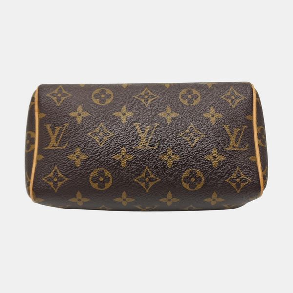 SPEEDY 20 Monogram Coated Canvas Brown
