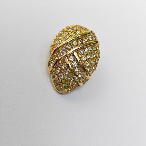 Metal Gold Clip On Earrings