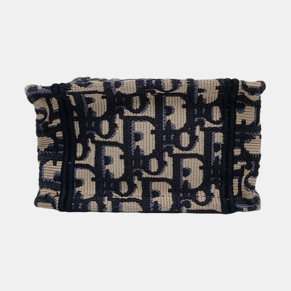 Authenticated pre-owned Book Tote Mini Canvas Blue - Shoulder Bag at Looply