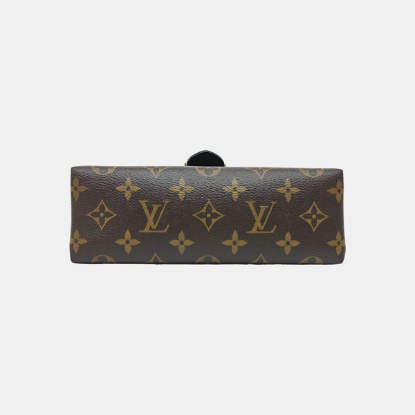 LOCKY BB Monogram Coated Canvas Brown