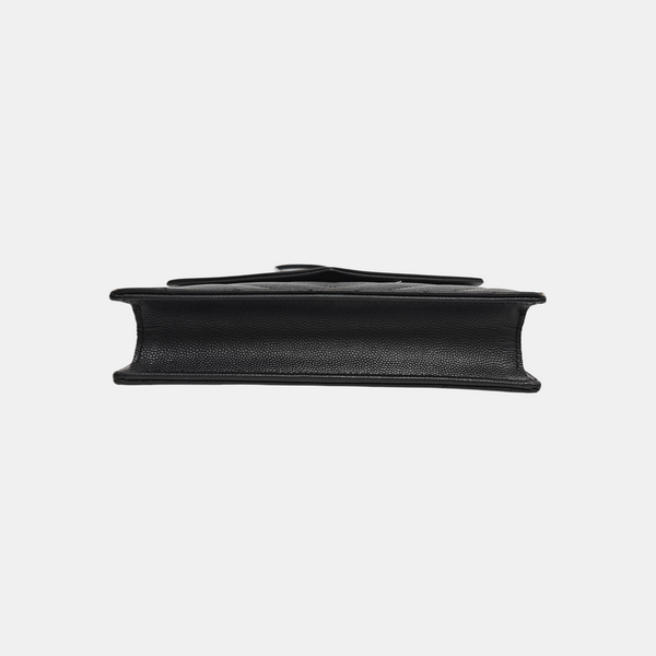 MONOGRAM WOC Chevron Calfskin Black