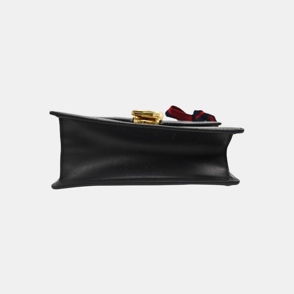 Sylvie Mini Calfskin Black