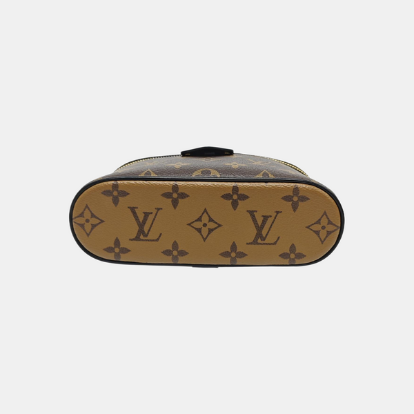 Vanity Chain Pouch Monogram Coated Canvas Brown