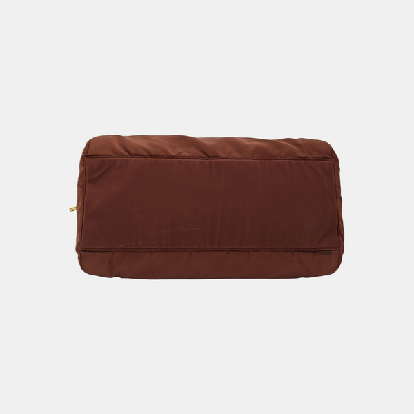 Fabric Tote Bag Brown