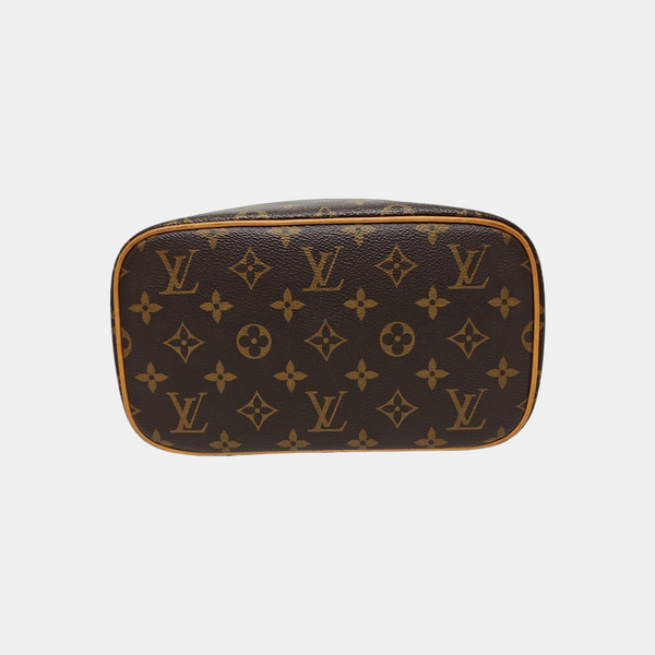 NICE BB Monogram Coated Canvas Brown