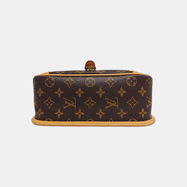 DIANE Monogram Coated Canvas Brown