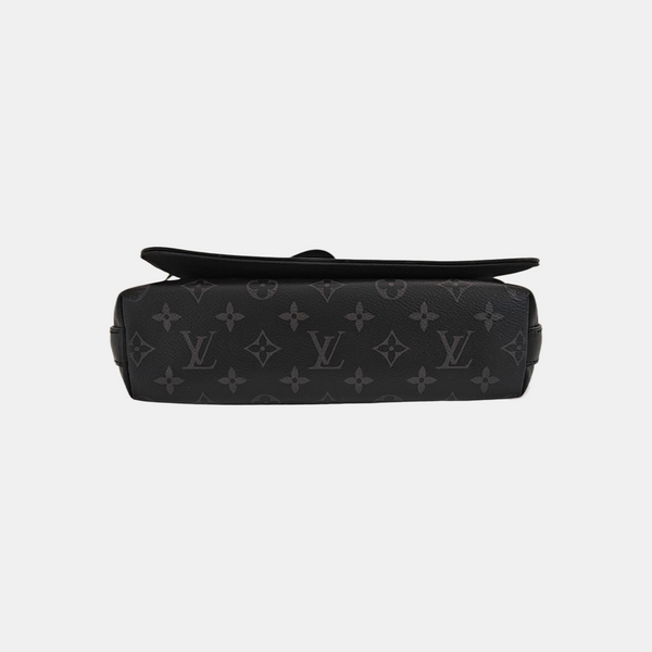 DISTRICT PM Monogram Coated Canvas Black