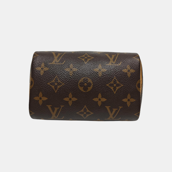 SPEEDY Nano Monogram Coated Canvas Brown