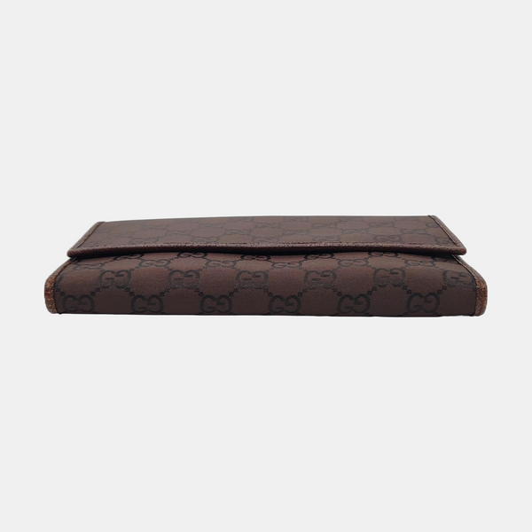 Monogram Canvas Wallet Brown