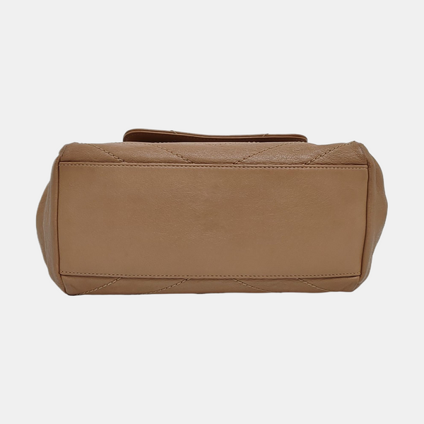 NOLITA Small Chevron Lambskin Beige