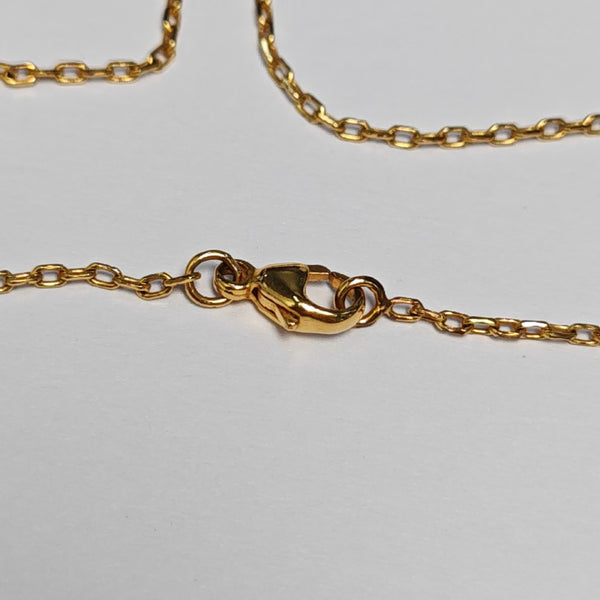 Pop H Metal Gold Necklace
