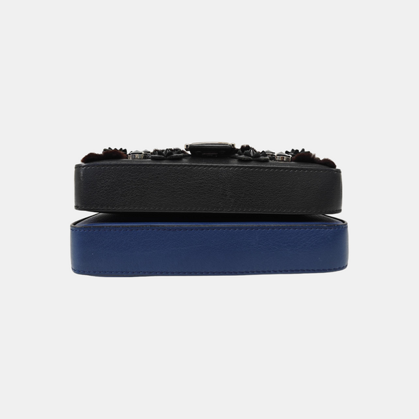 Calfskin Shoulder Bag Black