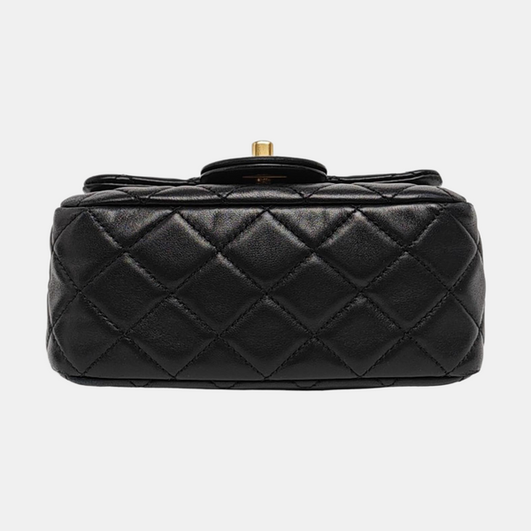 CLASSIC FLAP Mini Quilted Lambskin Black