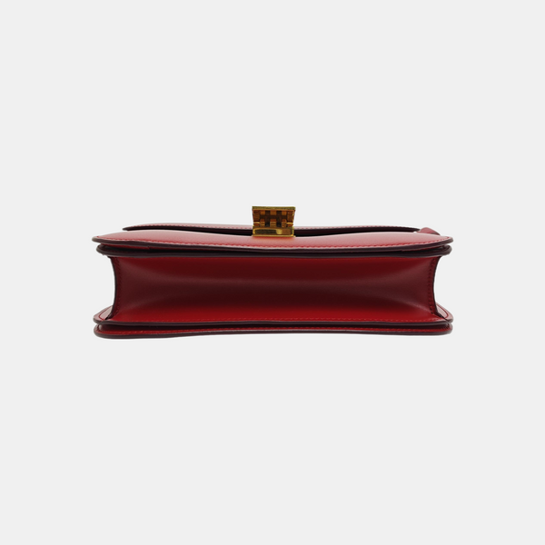 CLASSIC BOX Medium Calfskin Red