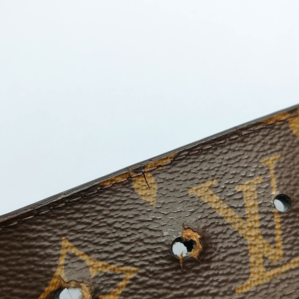 Brown Coated Canvas Belt