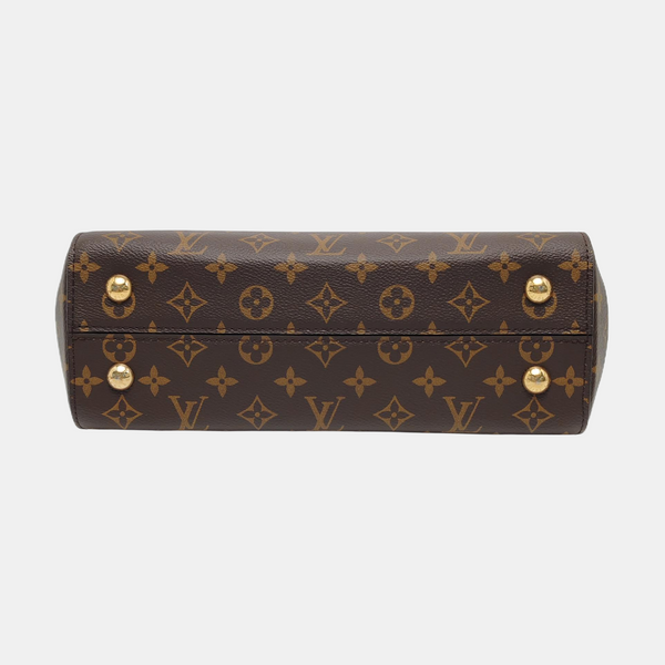 CLUNY BB Monogram Coated Canvas Brown