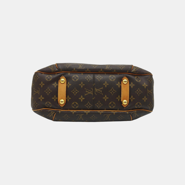 GALLIERA Monogram Coated Canvas Brown