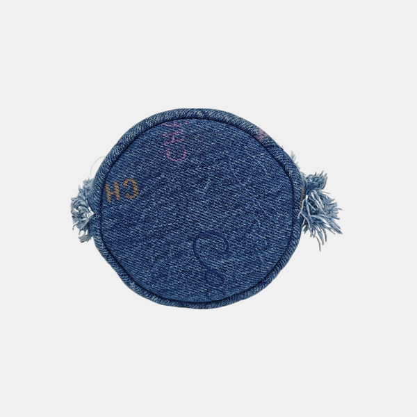 DRAWSTRING Mini Quilted Denim Blue
