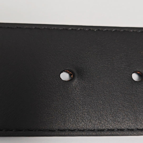 Coated Canvas Belt Black