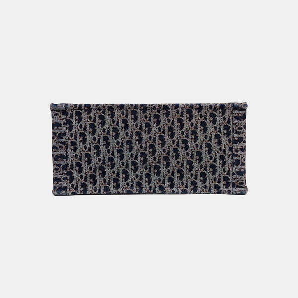 Book Tote Medium Oblique Denim Blue