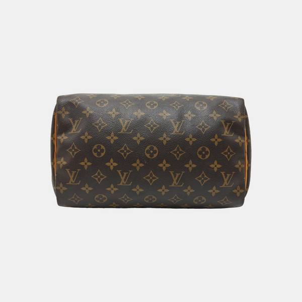 SPEEDY 30 Monogram Coated Canvas Brown