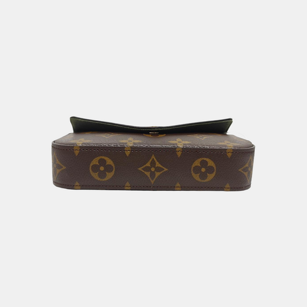 FÉLICIE Monogram Coated Canvas Brown