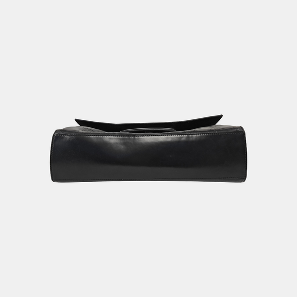 Calfskin Shoulder Bag Black