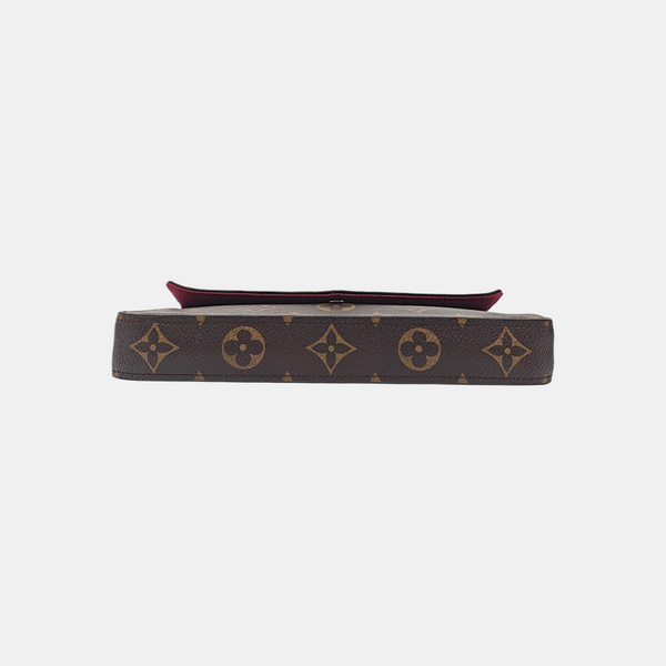 FÉLICIE Monogram Coated Canvas Brown