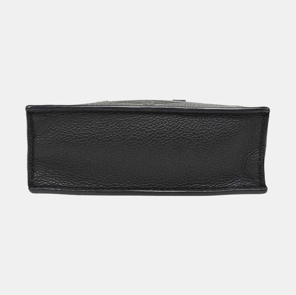 SAC PLAT Mini Calfskin Black