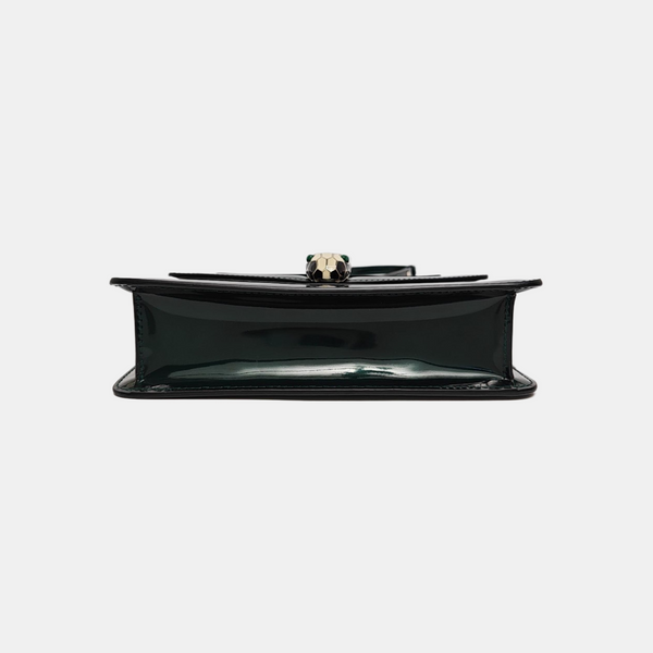 SERPENTI FOREVER Small Patent Leather Green