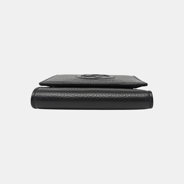 Soho Calfskin Black Wallet